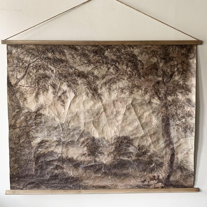 Hovedbilde Plansje 125×100 Cm Vintage Landskap