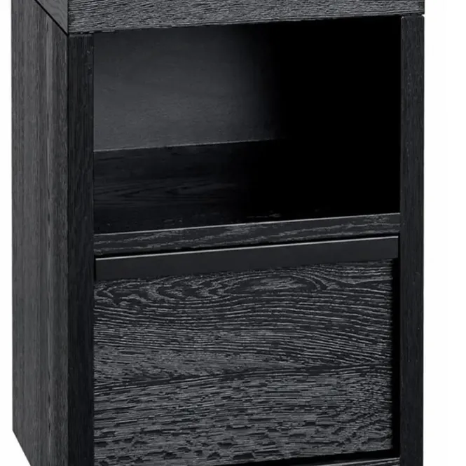 Hovedbilde Fremont nattbord/sidebord Black grov eikefiner