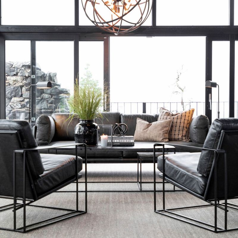 Artwood Bellagio skinnstol Sort