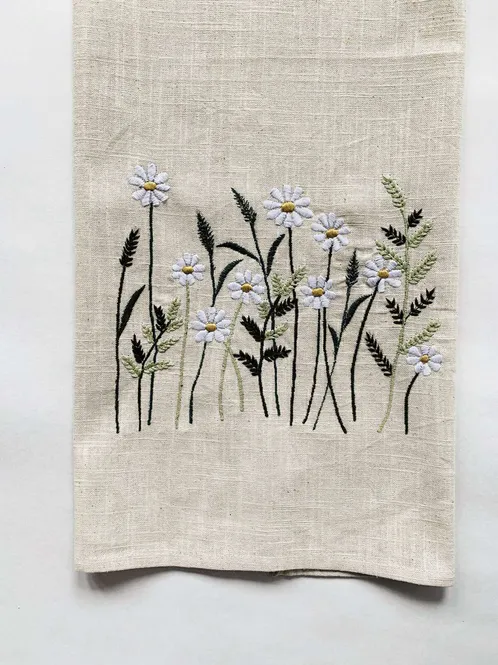 Hovedbilde Trend Design Kjøkkenhåndkle Margeritter 50x70