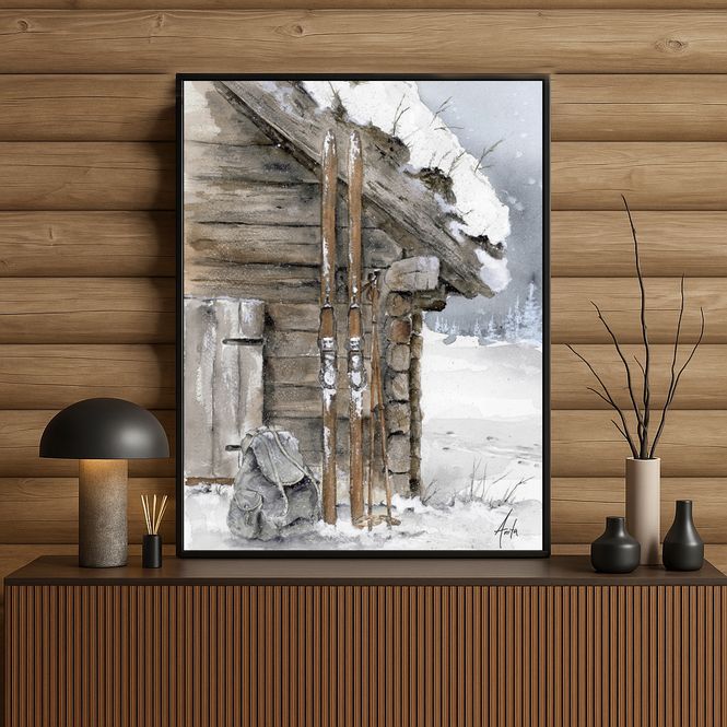 Hovedbilde Kunstplakat  “Pausetid” 50x70 ...
