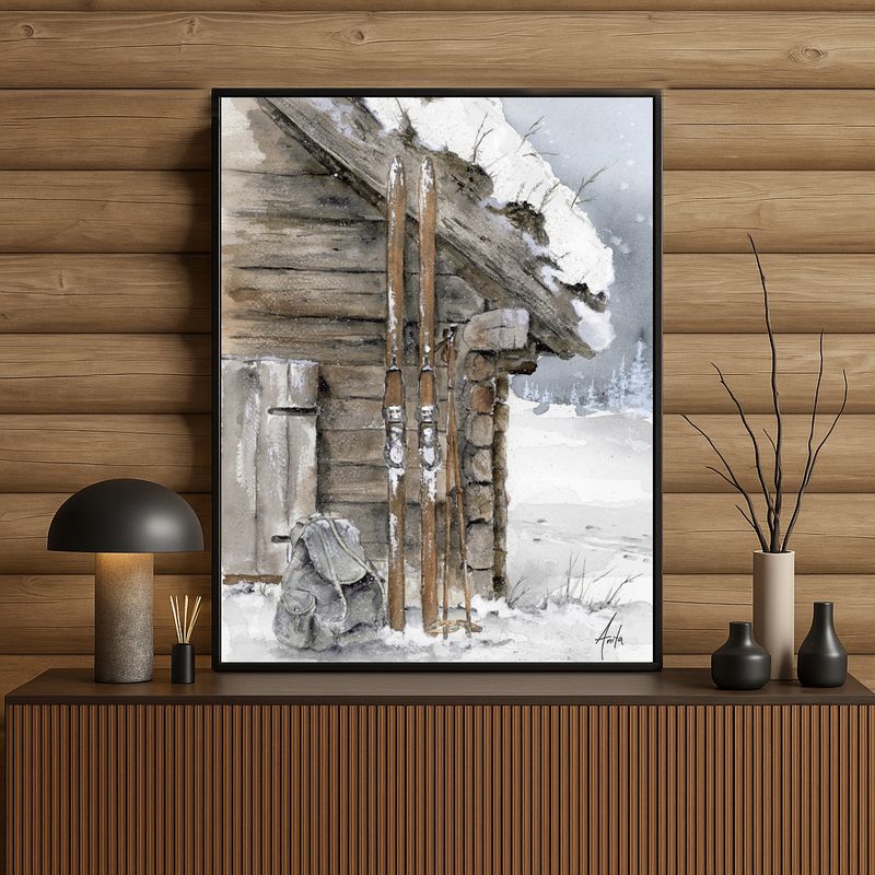 Kunstplakat  “Pausetid” 50x70 NordicWild 
